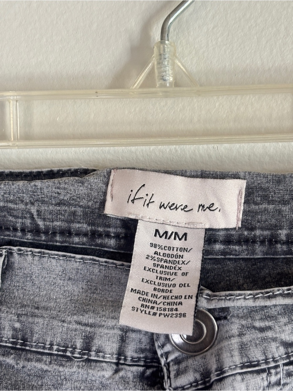 if it were me Grey Acid-Wash Cargo Joggers - Picture 4 of 5